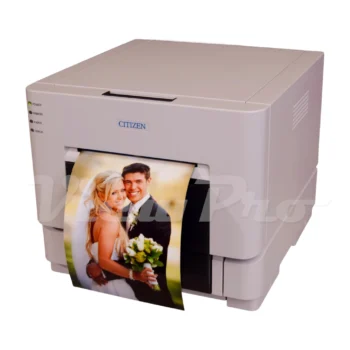 Drukarka termosublimacyjna Citizen CY-02 drukująca zdjęcie ślubne w formacie 15x20 cm