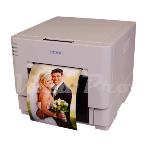Drukarka termosublimacyjna Citizen CY-02 drukująca zdjęcie ślubne w formacie 15x20 cm