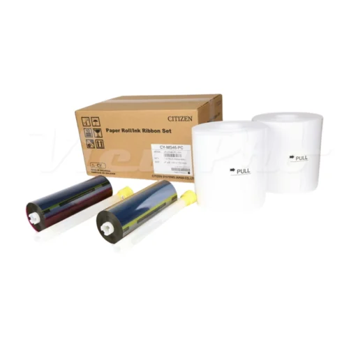 Citizen Media CY-MS46-PC Paper Roll-Ink Ribbon Set