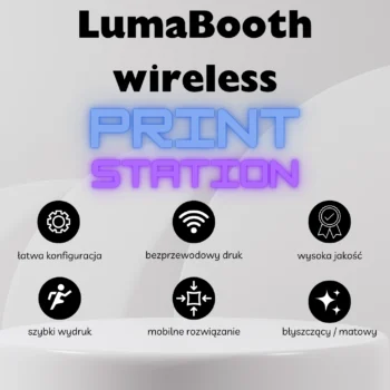 LumaBooth Wireless Print Station – Bezprzewodowe Centrum Druku dla Twojej Fotobudki